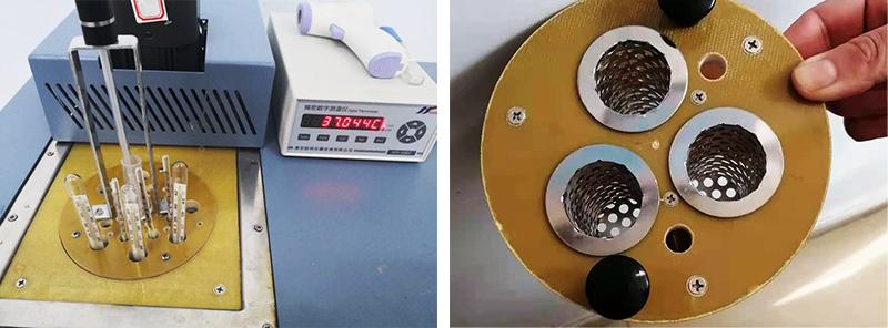 玻璃体温计测试盘